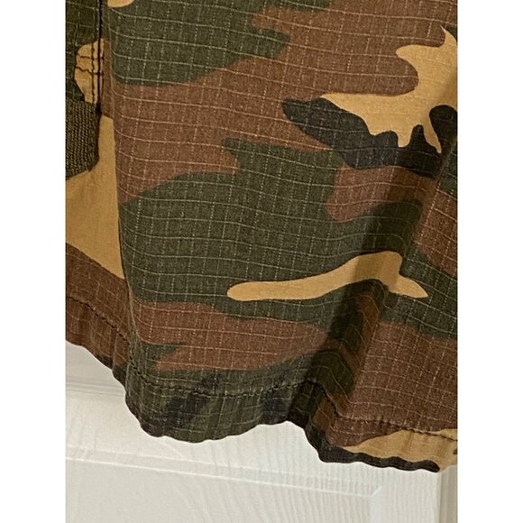 Vintage Beverly Hills Polo Club Mens Camouflage Cargo Shorts With Button Closure - Picture 10 of 12